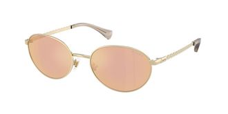 Ralph Lauren RA4148 9116R1 Womens Sunglasses Gold Size 55