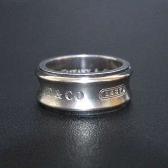Tiffany & Co. Silver Silver 925 Titanium Band Ring (Pre-Owned)