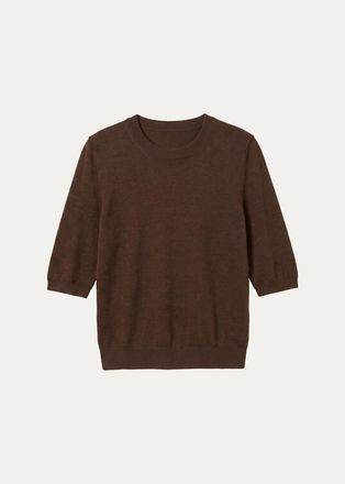 Officine G&eacute;n&eacute;rale Crewneck Wool-Silk Sweater