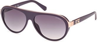 Guess GU00125 82A Mens Sunglasses Purple Size 60