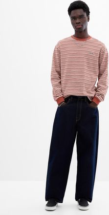 Vans Mens Indigo Check-5 loose jean Baggy fit