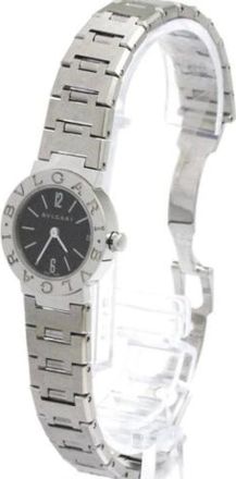 Bulgari Pre-owned Watches, female, Black, Size: ONE SIZE Pre-owned Stainless Steel Watch
