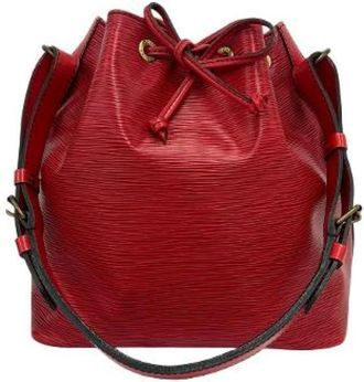 Louis Vuitton Pre-owned Petit Noe Epi Schoudertas - Dames - Vintage Tas - Rood - ONE Size - Leer - Vintage