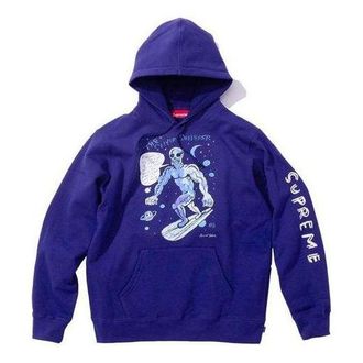 SUPREME x Daniel Johnston Hooded Sweatshirt Purple White SUP-SS20-633