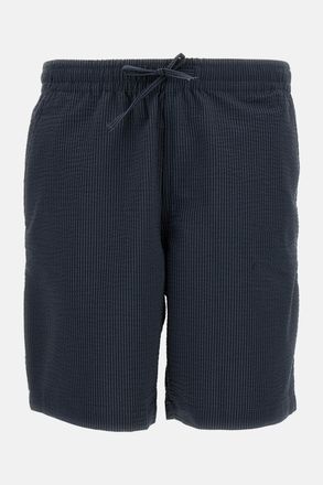 Lacoste Pantaloncini In Seersucker Di Cotone