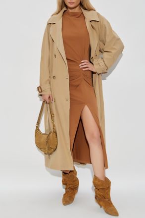 Isabel Marant Elea Trench Coat, Womens, Beige
