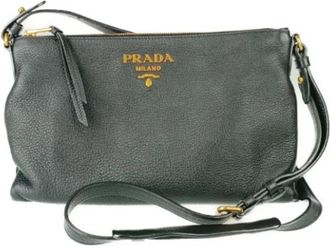 Prada Pre-owned Fabric prada-bags - unisex - Vintage Schoudertas - Zwart - ONE Size - Vintage