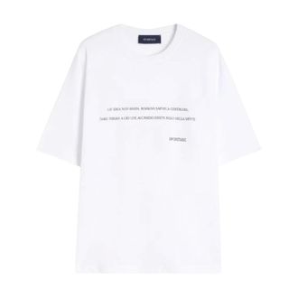 Sportmax Tops, Dames, Wit, XS, Katoen, Spdquiete T-shirt