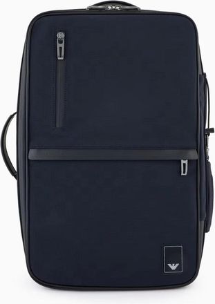 Emporio Armani Heren, Tassen, Blauw, Maat: ONE Size Nylon