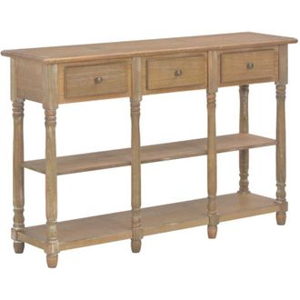 vidaXL Mesa Consola De Madera De Ingenier&iacute;a 110x30x76 Cm Vidaxl