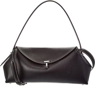 Toteme T-Lock Leather Shoulder Bag