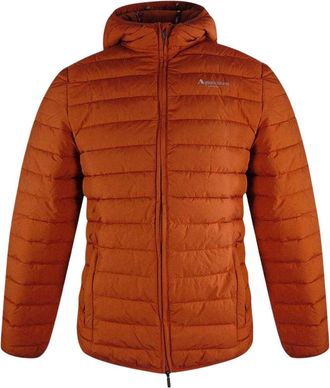 Aquascutum Mens Active Rlg 100 Gr Winter Rust Orange Hooded Jacket - Size X-Large