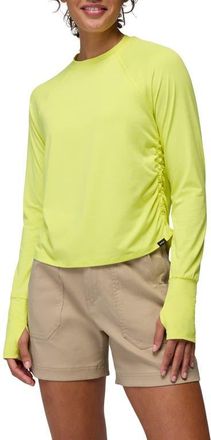 Prana Gathered Long Sleeve T-Shirt in Gecko Pop at Nordstrom, Size Small