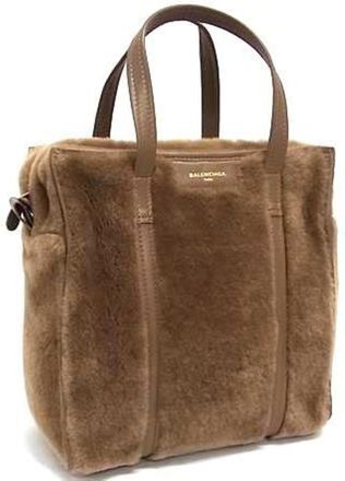 Balenciaga Brown Handbag Shoulder Bag Tote Bag (Pre-Owned)