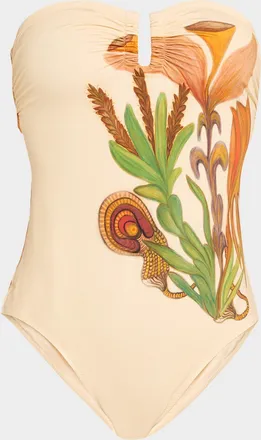 Ulla Johnson Monterey Strapless One-Piece Swimsuit
