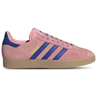 adidas Womens adidas Originals Gazelle - Training Shoes Semi Pink Spark/Pure Sulfer/Lucid Blue Size 6.5