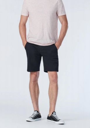 Mavi Noah Shorts In Black Twill