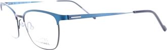 MOREL Womens Lightweight Metal Frame Glasses In Blue