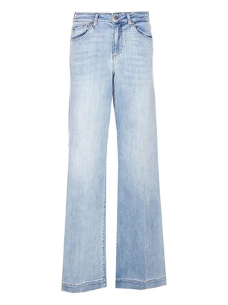 Liu Jo patch-logo jeans - Blue
