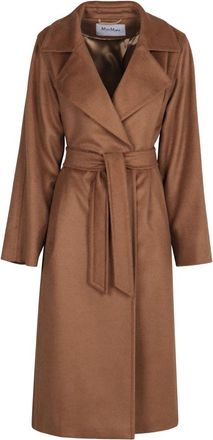 Max Mara Iconische Kamelenharen Jas - Dames - Jas met riem - Bruin - XS - Jassen