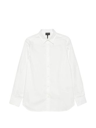 Emporio Armani Mens Logo Cotton Shirt