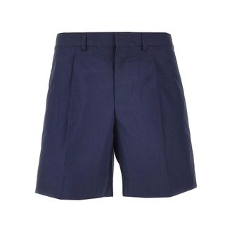 Prada Poplin shorts with dart Man 48