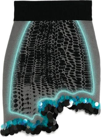 Ph5 Casey mini skirt - women - Recycled Rayon/Spandex/Elastane/Polyester/Recycled Viscose - M - Black