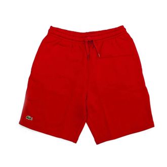 Lacoste Mens Sport Tennis Fleece Short In Red