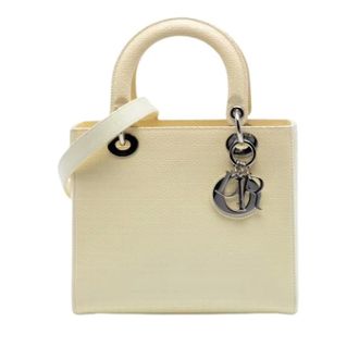 Dior Pre-owned Lady Handbag - Dames - Pre-owned - Wit - Maat: ONE Size Leer