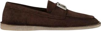 Dolce & Gabbana Scarpe - Heren - Loafers - Bruin - 39 EU - Schoenen