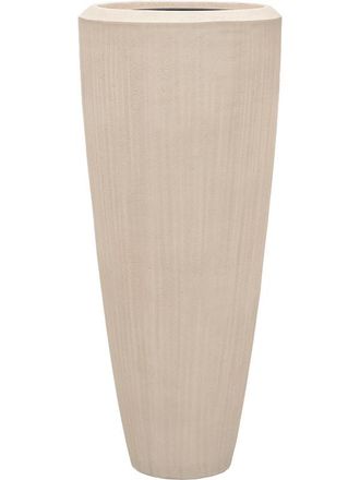 Baq Hoher Xl Blumentopf Polystone Plain Partner &oslash; 50/ H 120 cm - Natur