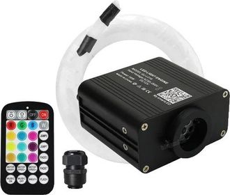 OEM Luces De Fibra &Oacute;ptica, Control Mediante Aplicaci&oacute;n Inteligente, Efecto De Cielo Estrellado Centelleante, Toma De Mechero Para Coche, 300 Unidades De 0