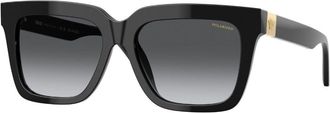 Versace VE4498 Polarized GB1/T3 Womens Sunglasses Black Size 55