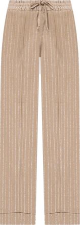 Twinset Gestreepte Wijde Pantalons