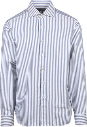 Alessandro Gherardi Classic Shirt - White/Sky Blue