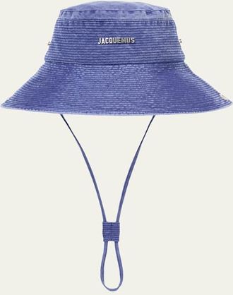 Jacquemus Mens The De-Nimes Denim Bucket Hat