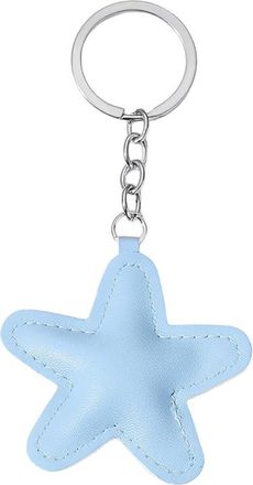 Generic Colorful Star Shaped Keychain Five-Pointed Star Keyring Bag Charm Detachable Phone Charm Pendant for Fashion Enthusiasts, Blue, Height: Approx.12CM*Wi