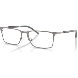 A|X Armani Exchange 56mm Rectangle optical glasses in Grey at Nordstrom