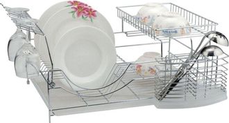 Better Chef 22-Inch 2-Tier Chrome Dish Rack