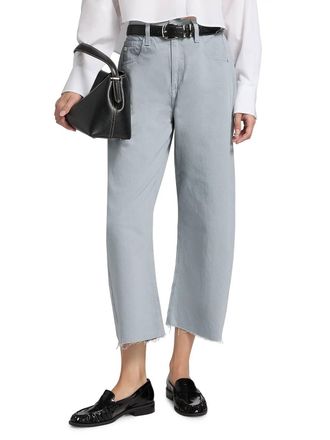AG - Adriano Goldschmied Hattie Crop Jeans In Sea Fog