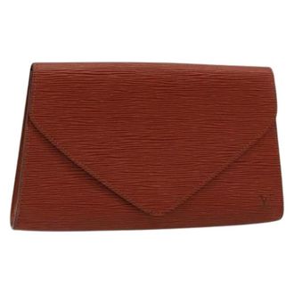Louis Vuitton Pre-owned Clutches, female, Brown, Size: ONE SIZE Pre-owned Vintage Epi Clutch