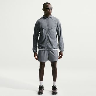 Nike Mens Challenger Dri-FIT 5 Brief-Lined Running Shorts in Grey | DV9363-084