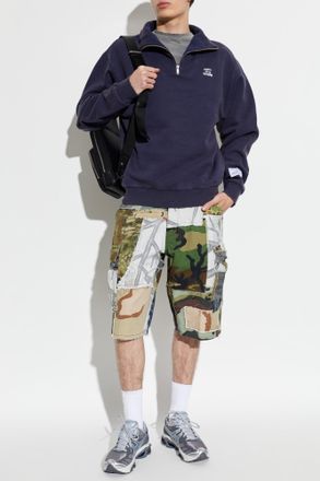 Gallery Dept. Sweatshirt With Logo, Mens, Navy Blue