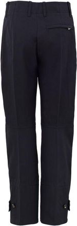 Bottega Veneta Womens Navy Blue Cotton Casual Pants