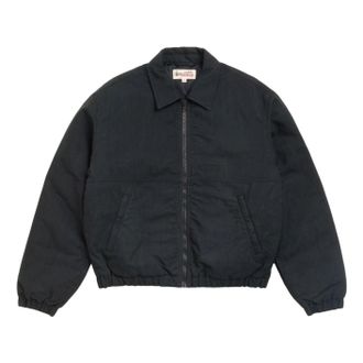St&uuml;ssy Nyco Collared Work Jacket Black 115947-BLAC