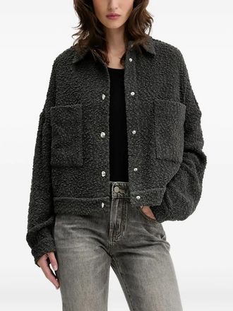Iro Pabli textured jacket - Grey