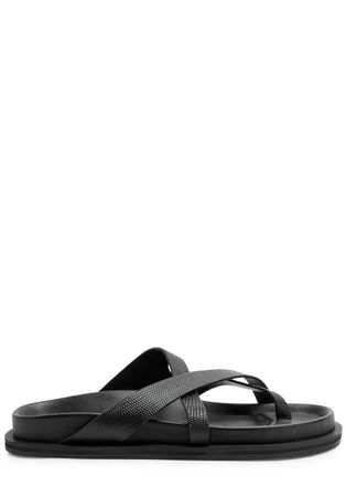 A.Emery Claude Leather Sandals - Black - 36 (IT36/ UK3)