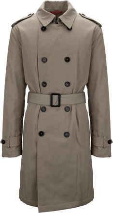 Fay Heren Knoopjas met Haak - Heren - Trenchcoats - Beige - XL - Katoen - Jassen