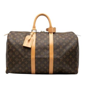 Louis Vuitton Pre-owned Weekend Bags, female, Brown, Size: ONE SIZE Pre-owned Keepall 45
