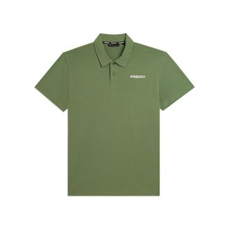 Freddy Polo in heavy jersey stretch con logo
